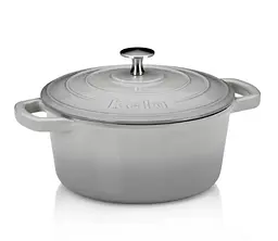 Каструля чавунна з кришкою KELA Calido. 21 см 2.5 л (12605)
