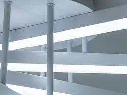 Сучасна біла LED люстра Diasha SX815/5WH 70W до 16 м2 геометрія - мініатюра 5
