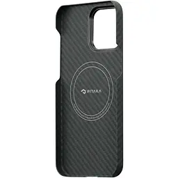 Чохол-накладка Pitaka MagEZ Case 3 Twill 1500D Black/Grey для iPhone 14 Pro (KI1401P) - мініатюра 4