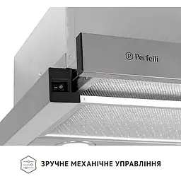 Витяжка телескопічна Perfelli TL 6622 I 1000 LED - мініатюра 4