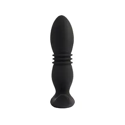 Анальна пробка з вібрацією Beast In Black Pinpoint Probe, 13х3.7 см - мініатюра 5