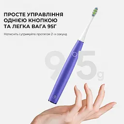 Електрична зубна щітка Oclean Air 2 Electric Toothbrush Purple - мініатюра 6
