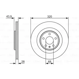 Тормозной диск Bosch 0 986 479 552 - миниатюра 5