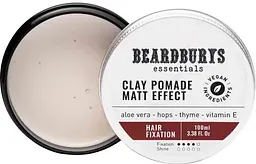 Помада матова для волосся Beardburys Clay Pomade Matt Essentials 100 мл - мініатюра 2