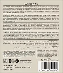 Ампули для волосся Emmebi Italia Zer035 Phase E Pro Hair New Elisir Divine 12 шт. х 4 мл - мініатюра 3