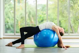 М'яч для фітнесу (фітбол) Power System PS-4011 Ø55 cm PRO Gymball Blue (PS-4011_55cm_Blue) - мініатюра 9