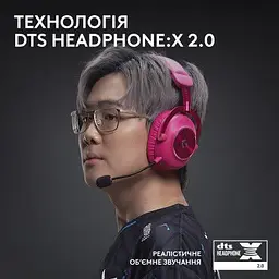 Навушники Logitech G Pro X 2 Lightspeed Wireless Magenta (981-001275) - мініатюра 8