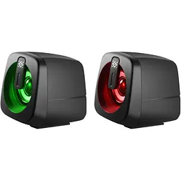 Акустична система 2.0 Defender J1, 6Вт, підсвітка, USB, чорна - мініатюра 4