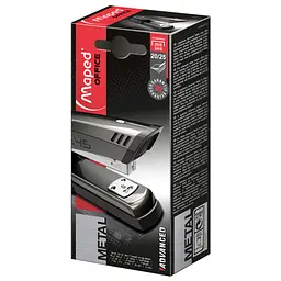 Степлер Maped ADVANCED METAL, металевий, 25л., (Скоби №24 / 6, 26/6), темн (MP.354511) - мініатюра 4