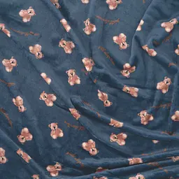Плед Ardesto Flannel 160 х 200 см 100% поліестер плюшеві ведмедики (ART0131PB) - мініатюра 3