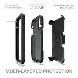 Чохол протиударний з кліпсою Gear4 Platoon для iPhone 11/XR (6.1") Black - мініатюра 5