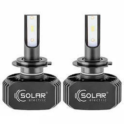 LED лампи автомобільні Solar H7 12/24V 40W 6000K 5000Lm CSP1860 2 шт (8207)