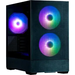 Корпус Zalman P30 AIR, Black, Mini Tower, без БЖ, для Micro ATX / Mini ITX, 1xType-C / 1xUSB 3.0, макс. CPU - 181 мм / VGA - 392 мм, 3x140 мм ARGB, бічна панель із загартованого скла - мініатюра 2