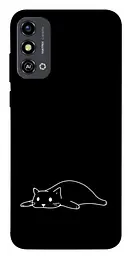 TPU чехол Demsky Lazy cat для ZTE Blade A53