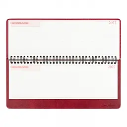 Планінг-щотижневик настільний Leo Planner 2027 Persona 30х14 см 128 сторінок бордовий (252741) - мініатюра 7