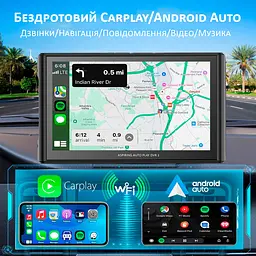 Портативний монітор Aspiring Auto Play DVR 1, Magnet, CarPlay, Android auto - мініатюра 15