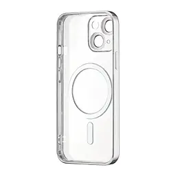 Чохол Ductil Metallic Edge with MagSafe (Protected Camera & Lens) iPhone 14 Silver - мініатюра 3