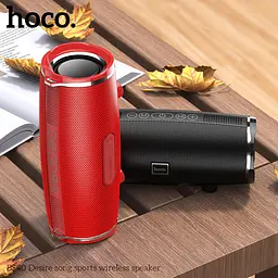 Портативна акустика Hoco Desire song sports wireless speaker BS40 червона - мініатюра 8
