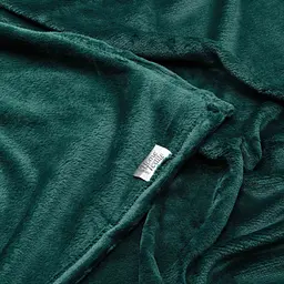 Плед Ardesto Flannel 200х220 см 100% поліестер смарагдовий pbe0050480 - мініатюра 4