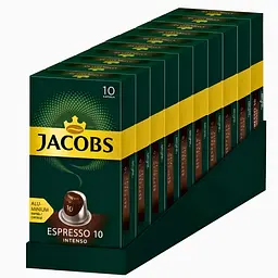 Кава в капсулах Nespresso Jacobs Espresso Intenso 10уп