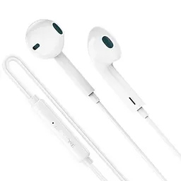 Навушники Borofone BM100 Fuente universal with microphone (Type-C/1.2m) White - мініатюра 2