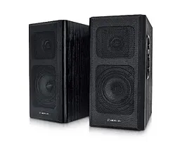 Колонки 2.0 S-250 Black, 2 x 10 Вт, МДФ, живлення від мережі 220V REAL-EL teh0029043