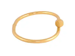 Браслет XUPING Нержавіюча сталь 14К "Цвях з написом Cartier" ø6см (350375) - мініатюра 3
