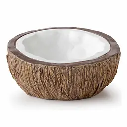 Поїлка для рептилій Exo Terra Кокос 10,5 х 10,5 х 4,8 см (пластик) - мініатюра 2