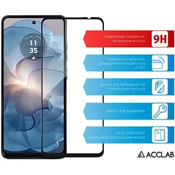 Скло захисне ACCLAB Full Glue MOTO G24 Power Black (1283126591778) - мініатюра 3