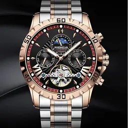 Чоловічий механічний годинник Poedagar Mechanical - мініатюра 3