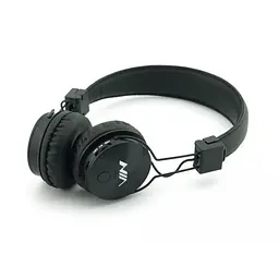 Бездротові навушники з оголов'ям чорні з MP3 плеєром Bluetooth NIA-X3 - мініатюра 3