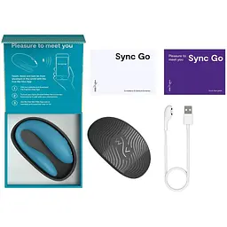Смарт-вібратор для пар We-Vibe Sync GO Turquoise - мініатюра 8