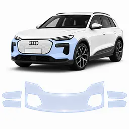 Антигравійна захисна бронеплівка за лекалами для Audi Q6 e-tron PPE 2024- передній бампер