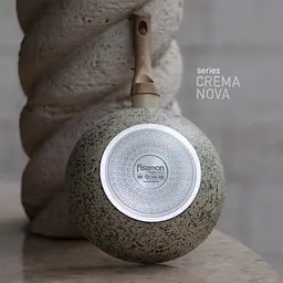 Сковорода універсальна Fissman Crema Nova 24 см кремова AL-4321-24 - мініатюра 3