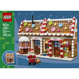 Конструктор LEGO Iconic Святковий пряниковий будиночок 498 ел. (40809)