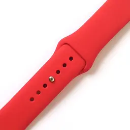 Силіконовий ремінець Watchbands для Apple Watch 42mm Розмір ML червоний (WB101RED42ML) - мініатюра 2
