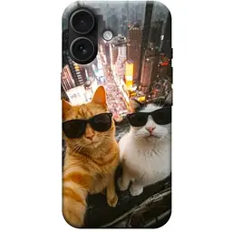 Чохол Demsky Cool cats city для Apple iPhone 17 (6.3)