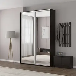 Шафа-купе Idea серія 5 160 x 60 x 210 см Венге темний Дзеркало