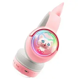 Навушники Onikuma Bluetooth B5 рожеві - мініатюра 3