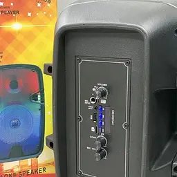 Портативна колонка XPRO OTY-809 валіза 10Вт USB SD FM радіо Bluetooth 1 мікрофон ДУ (MER-15708) - мініатюра 3