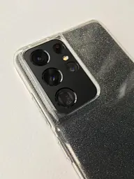 Чохол прозорий протиударний із блискітками Spigen Liquid Crystal Glitter ACS02348 для Samsung Galaxy S21 Ultra (6.8") - мініатюра 5