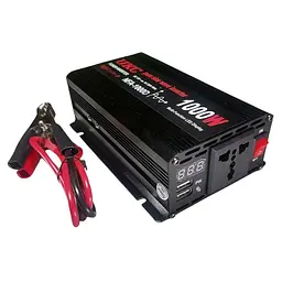 Автомобільний інвертор-перетворювач напруги 12 V-220 V з чистою синусоїдою для котла, насоса та холодильника 1000 W UKC NFA 1000D 12 V-220 V 1000 Вт - мініатюра 5
