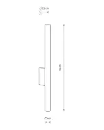 Бра Nowodvorski 8048 Laser Wall G9 10W - мініатюра 2