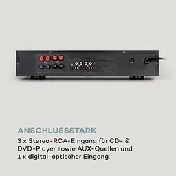 Стереопідсилювач Auna AV2-CD608BT HiFi 400 Вт (10034540) - мініатюра 5