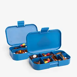 Таблетница Smart Shake Pill Box Organizer 2-Pack, Superman - мініатюра 2