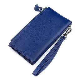 Гаманець жіночий ST Leather 18416 (ST420) з ременем на зап'ясті синій - мініатюра 5