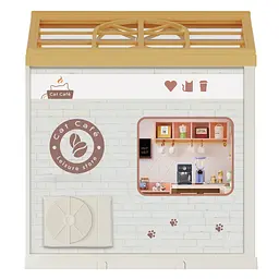 Конструктор-румбокс Mini House серії Інтер'єр - Котокафе з підсвічуванням (8007) - мініатюра 2