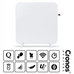 Інфрачервоний обігрівач Cronos Titanium CR-500 панель Wi-Fi - мініатюра 6