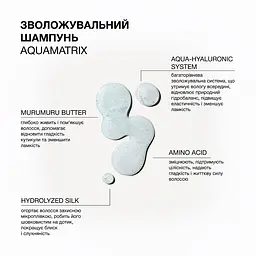 Шампунь для всіх типів волосся Triology. AquaMatrix зволожувальний 500 мл - мініатюра 3