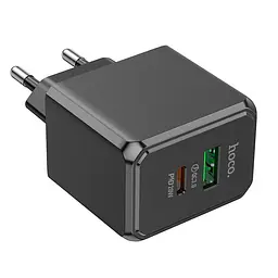 Адаптер мережевий HOCO Ocean charger CS14A 20W чорний - мініатюра 5